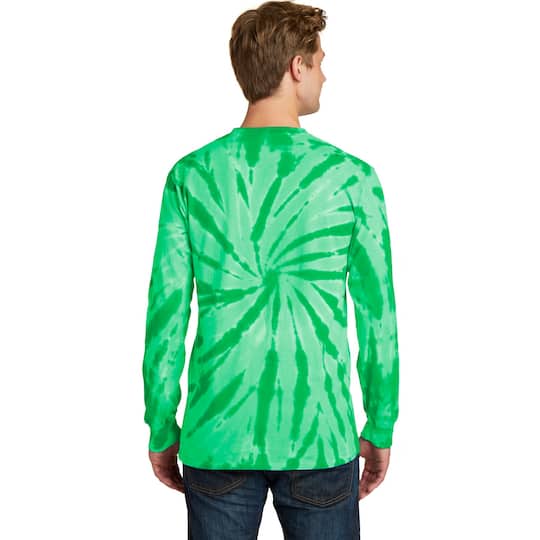 Port & Company® Long Sleeve Tie-Dye Adult T-Shirt